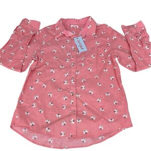Cat‎ & Jack Pink Bee Print Shirt